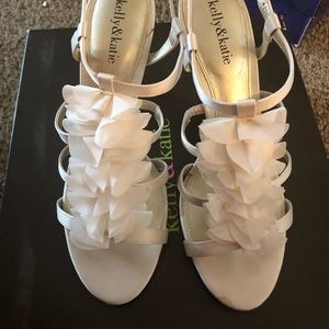 Kelly and Katie Ivory Heels